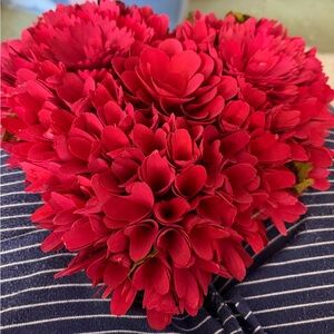 Heart-Shaped Red Floral Arrangement, new